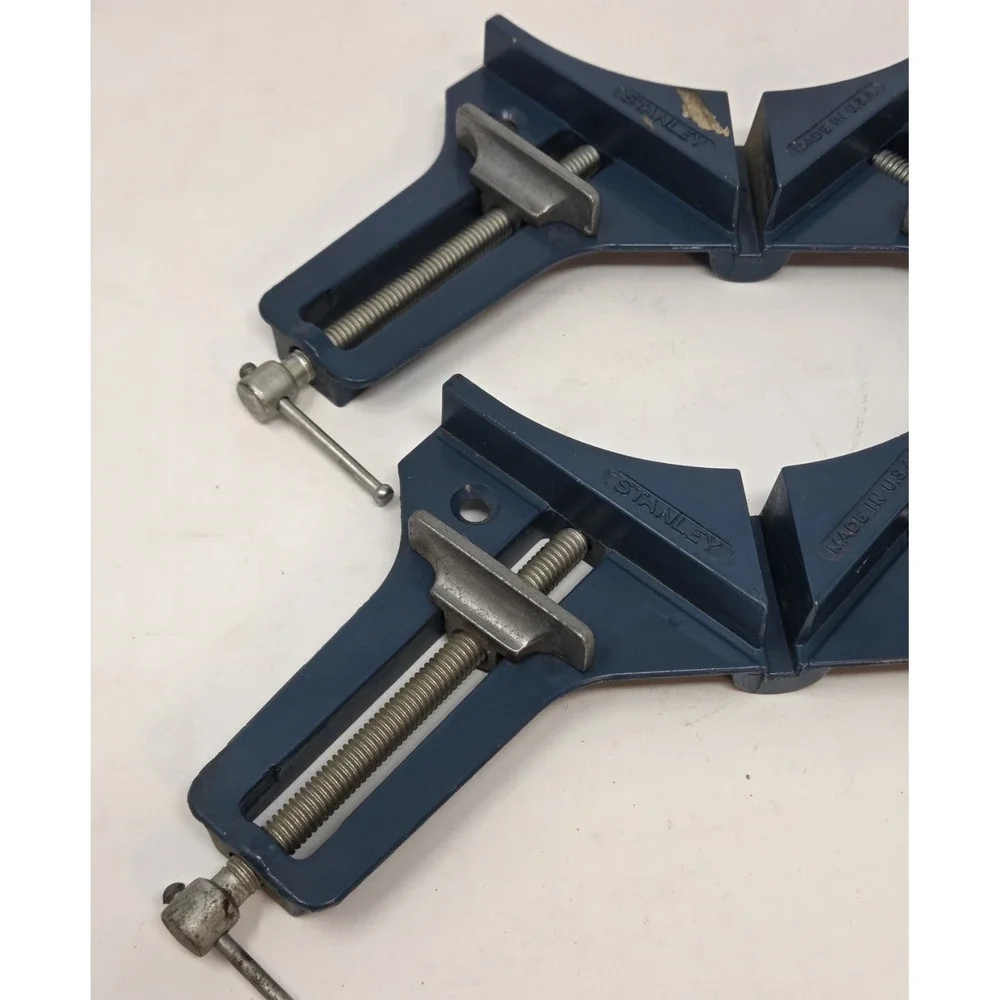 Lot Of (2)‎ Vintage Stanley No. 83-404 Miter Angle Clamp Corner Woodworking Tool